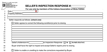 Seller Inspection Response